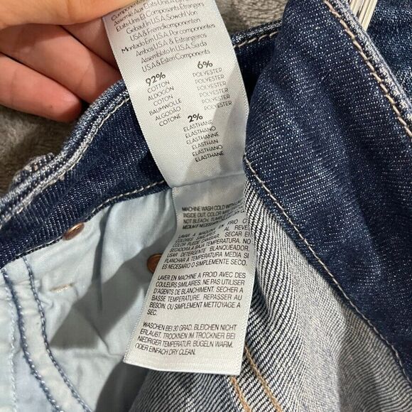 Mother The Looker Two Step Ankle Fray Skunk At The Tea Party Skinny Jeans 27 - Picture 12 of 12